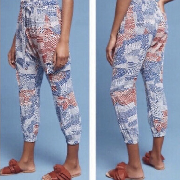 ANTHROPOLOGIE | HEI HEI Nouveau Harem Joggers Pants Women’s Size M - Picture 3 of 3